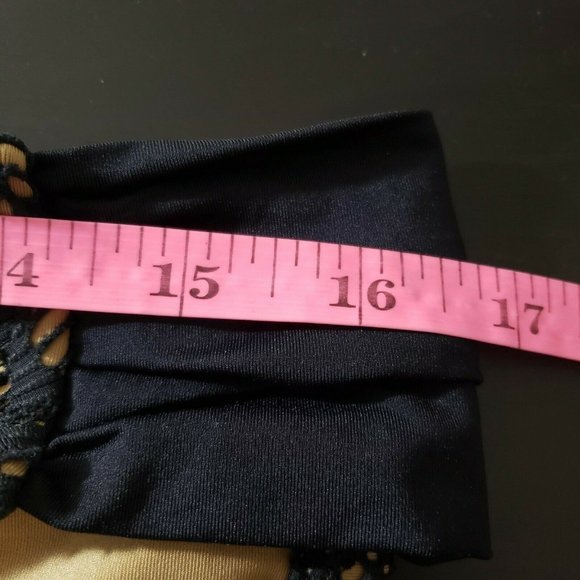 Becca Womens Black Crochet Sheer Halter Tankini Tw - Picture 4 of 8